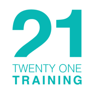 21 Training logo (Teal)