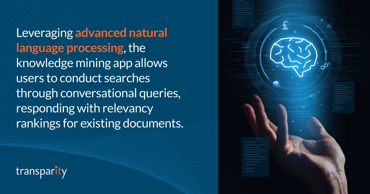 AI Infused bid management - Knowledge mining app
