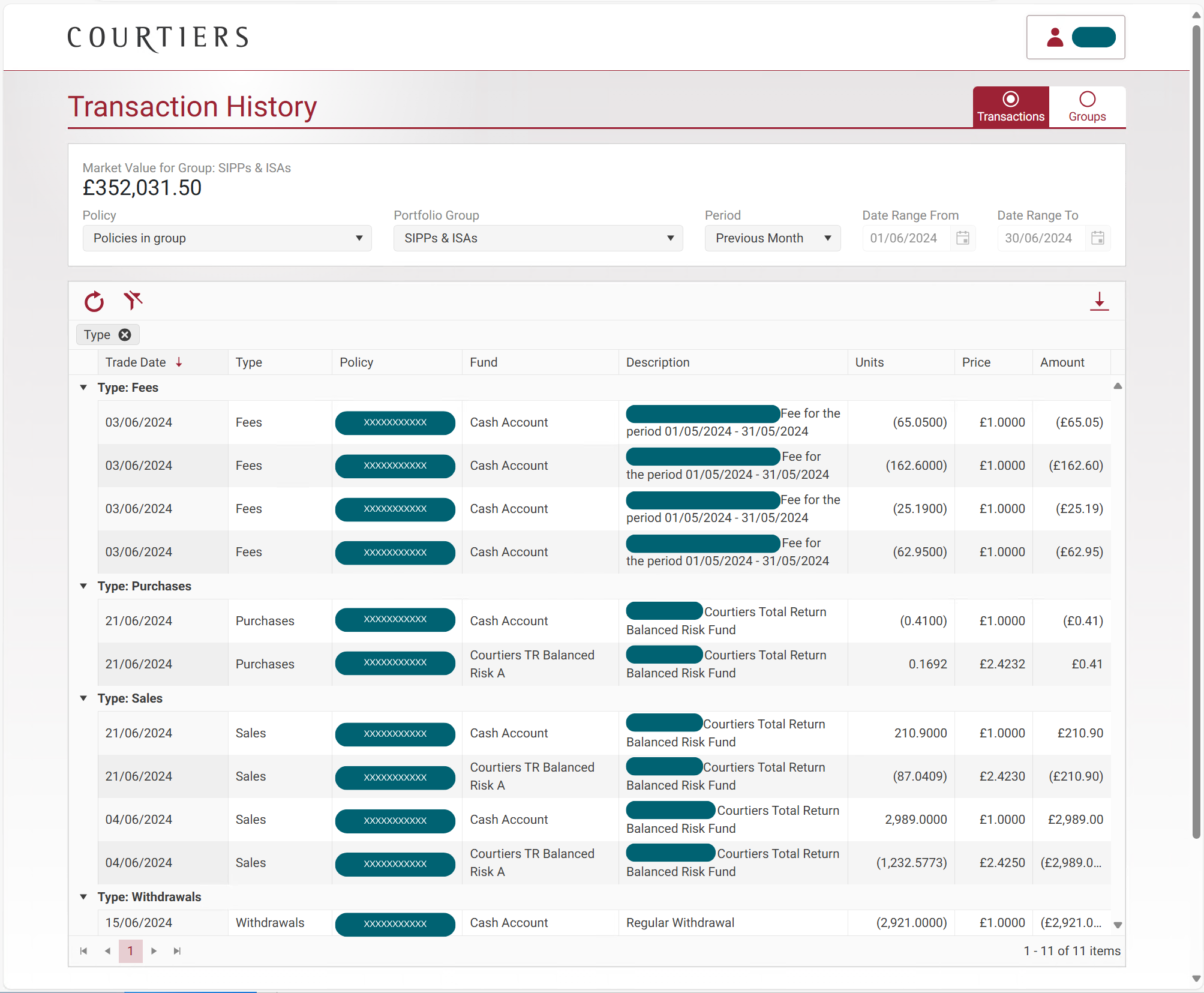 Custom Extensions and Integration to Intelliflo for Courtiers