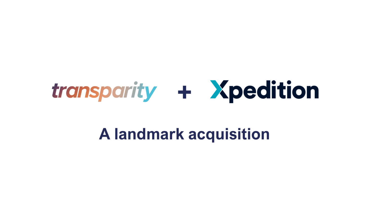 Transparity Xpedition Acquisition
